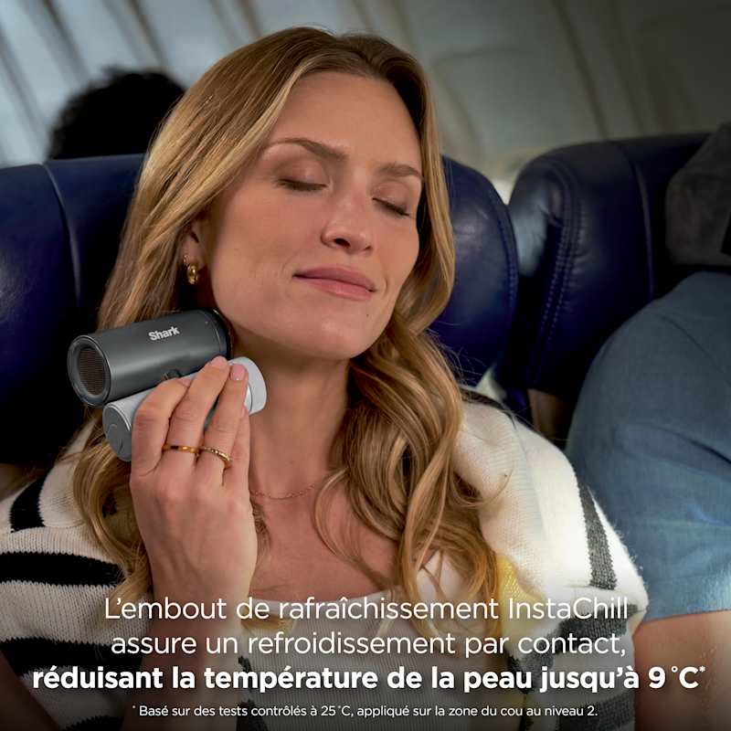 Ventilateur portable 3-en-1 Shark ChillPill – Charbon