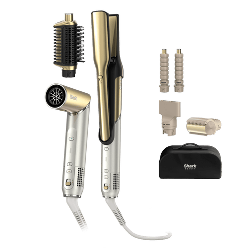 Lisseur Multi-styler Shark Glam avec 5 embouts dont embout RapidGloss