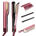 Shark SilkiPro Straight Lisseur + Sèche-cheveux tout-en-un – Rose Pétale