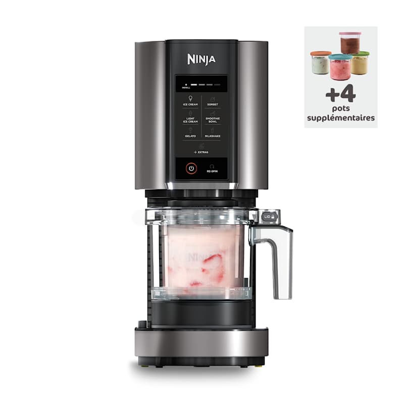 Pack Machine à glace Ninja CREAMi 7-en-1 et 6 pots