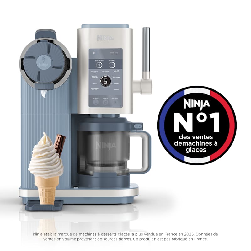 Machine à glaces et glaces à l'italienne 13-en-1 Ninja CREAMi Scoop & Swirl NC702EU