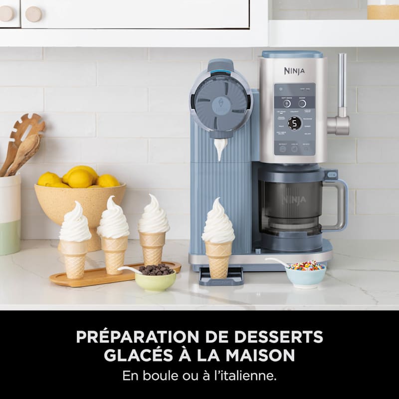 Machine à glaces et glaces à l'italienne 13-en-1 Ninja CREAMi Scoop & Swirl NC702EU