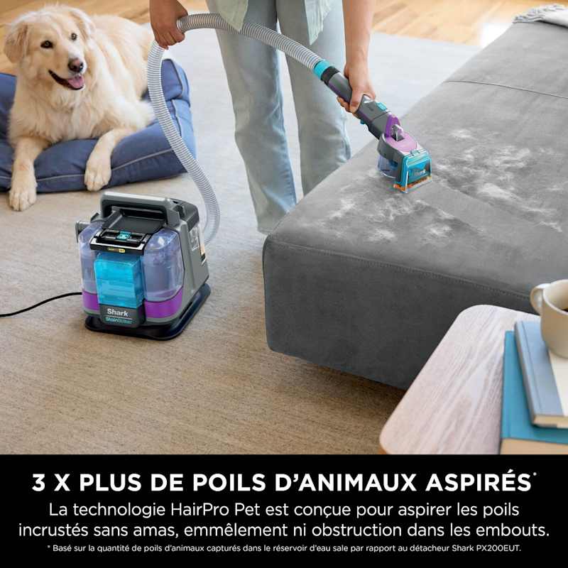 Shark StainStriker HairPro Pet – Shampouineuse Détacheur Tapis & Canapé