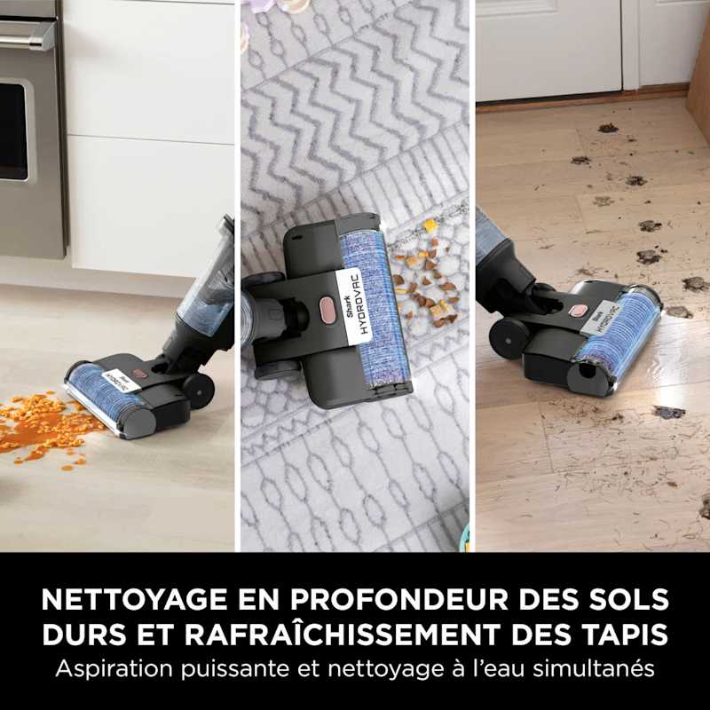 Aspirateur laveur sans fil Shark HydroVac pour sols durs et moquettes