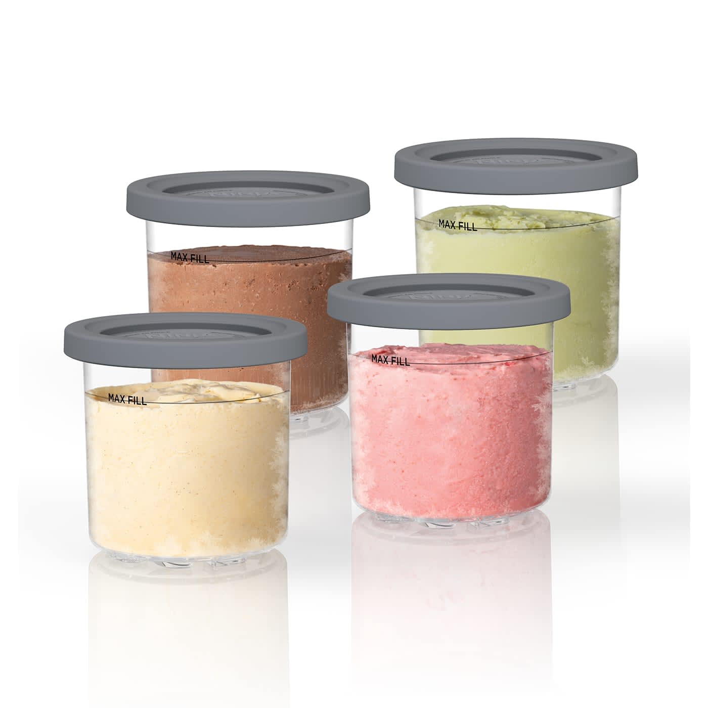 Lot de 4 pots Ninja CREAMi NC300EU